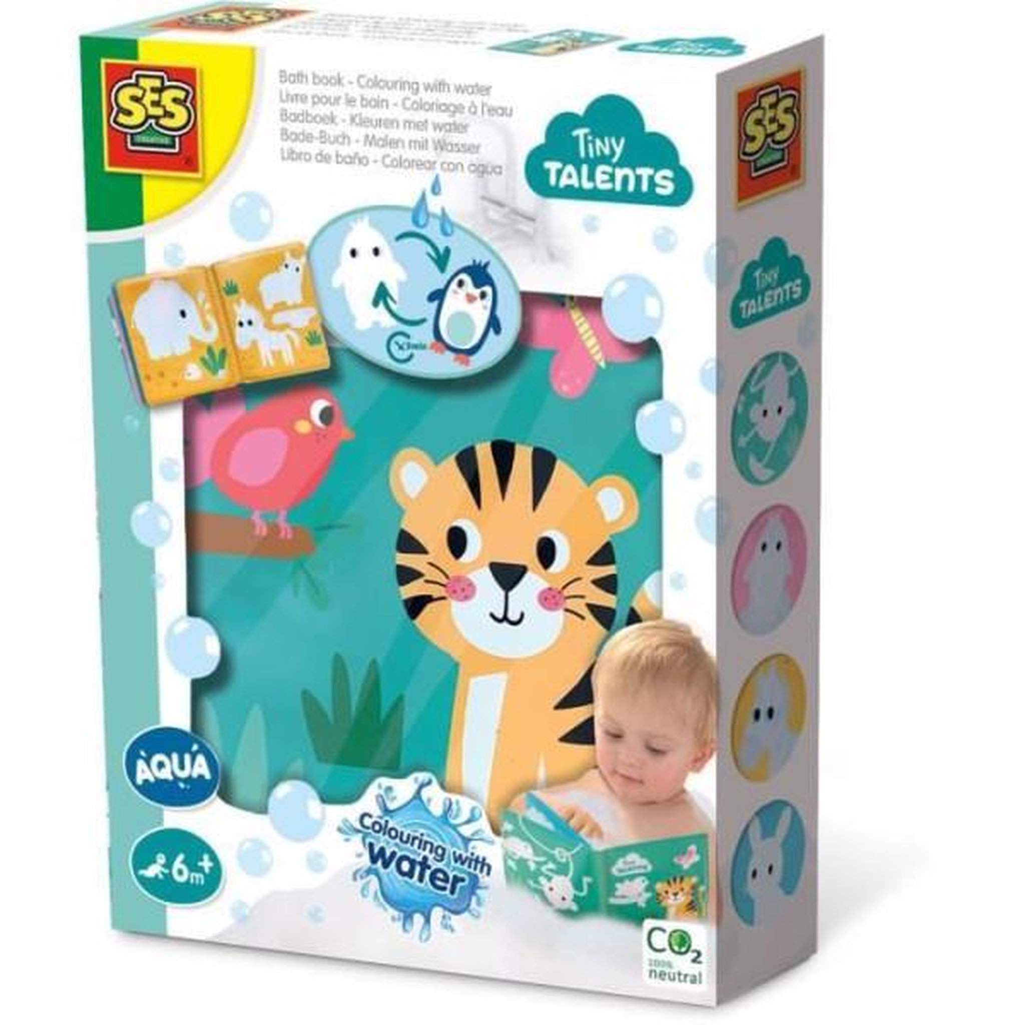 SES Creative Livre pour le bain - Coloriage a l'eau - SES CREATIVE
