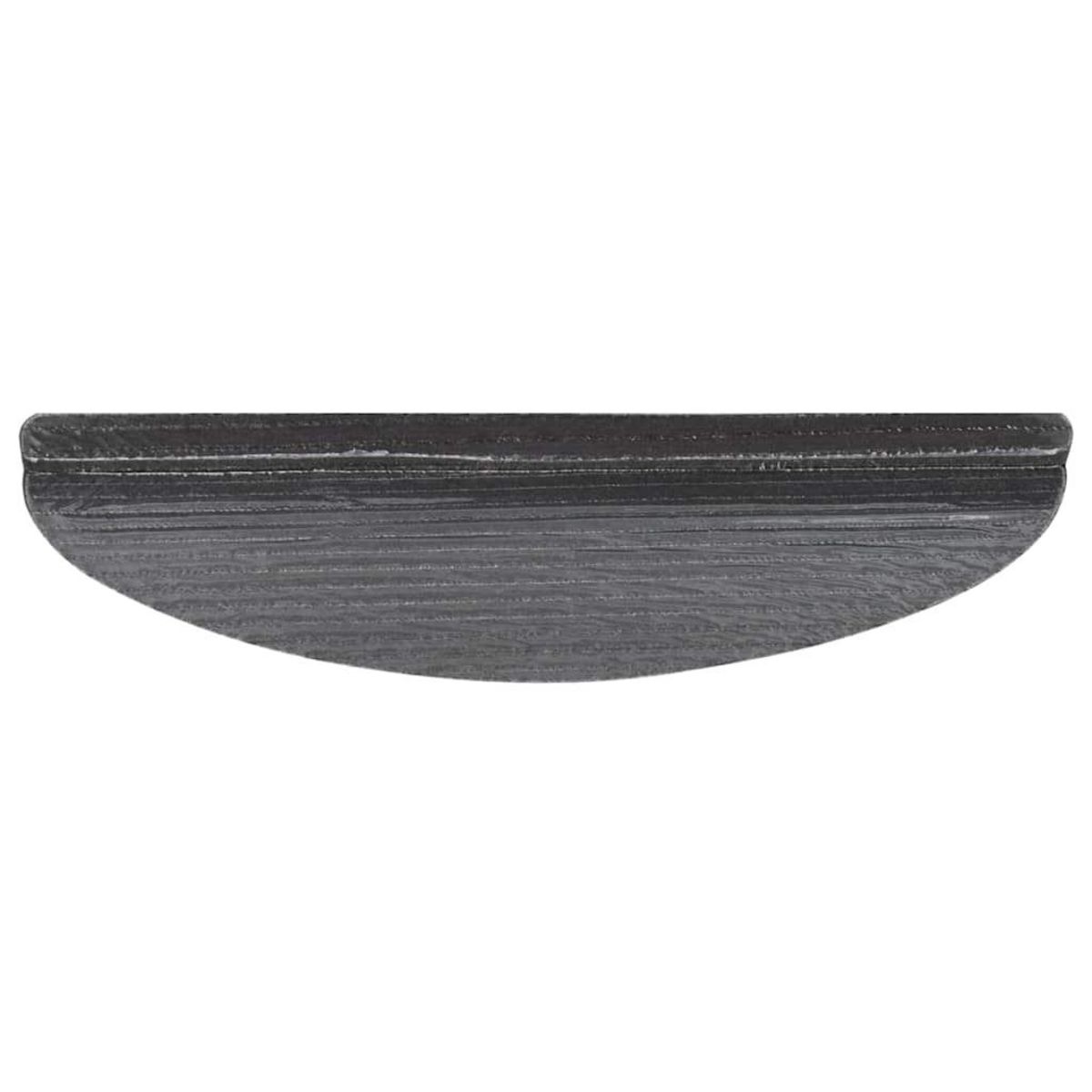 VIDAXL Tapis d'escalier auto-adhesifs 20 pcs anthracite 65x22,5x3,5 cm