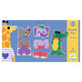 Voir la diapositive 1 : Djeco PUZZLES DUO-TRIO - Trio Savana