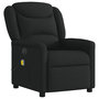 Voir la diapositive 4 : VIDAXL Fauteuil de massage inclinable electrique Noir Tissu