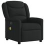 Voir la diapositive 4 : VIDAXL Fauteuil de massage inclinable electrique Noir Tissu