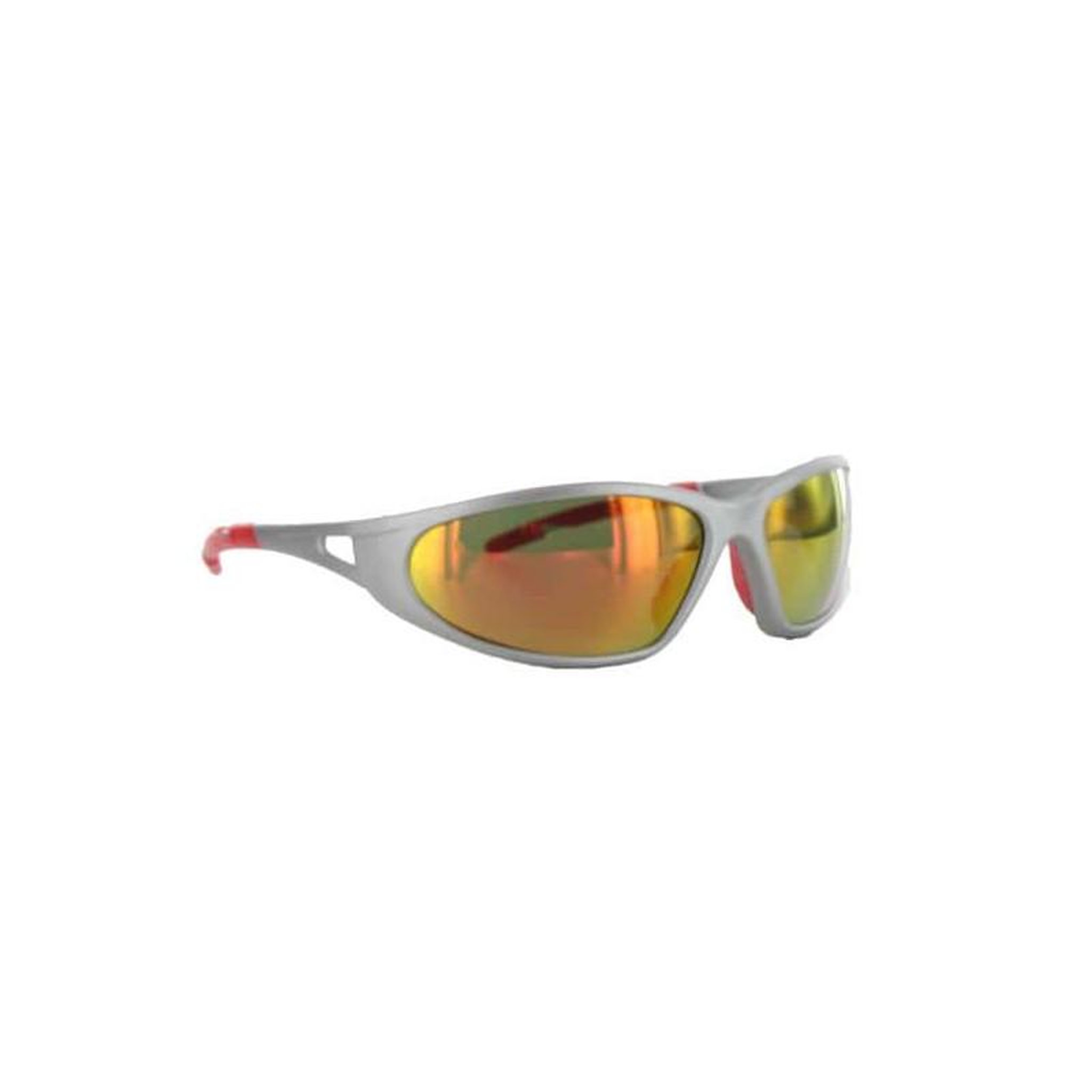 ESPACE-BRICOLAGE Lunettes de soleil freelux lux optical argent mat rouge miroir catégorie 3