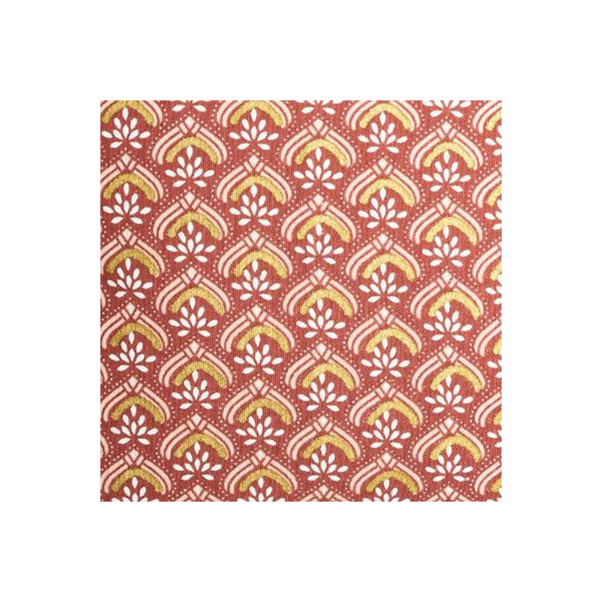 Voir la diapositive 4 : ATMOSPHERA Housse de coussin imprimé  hindou  40x40cm rouge