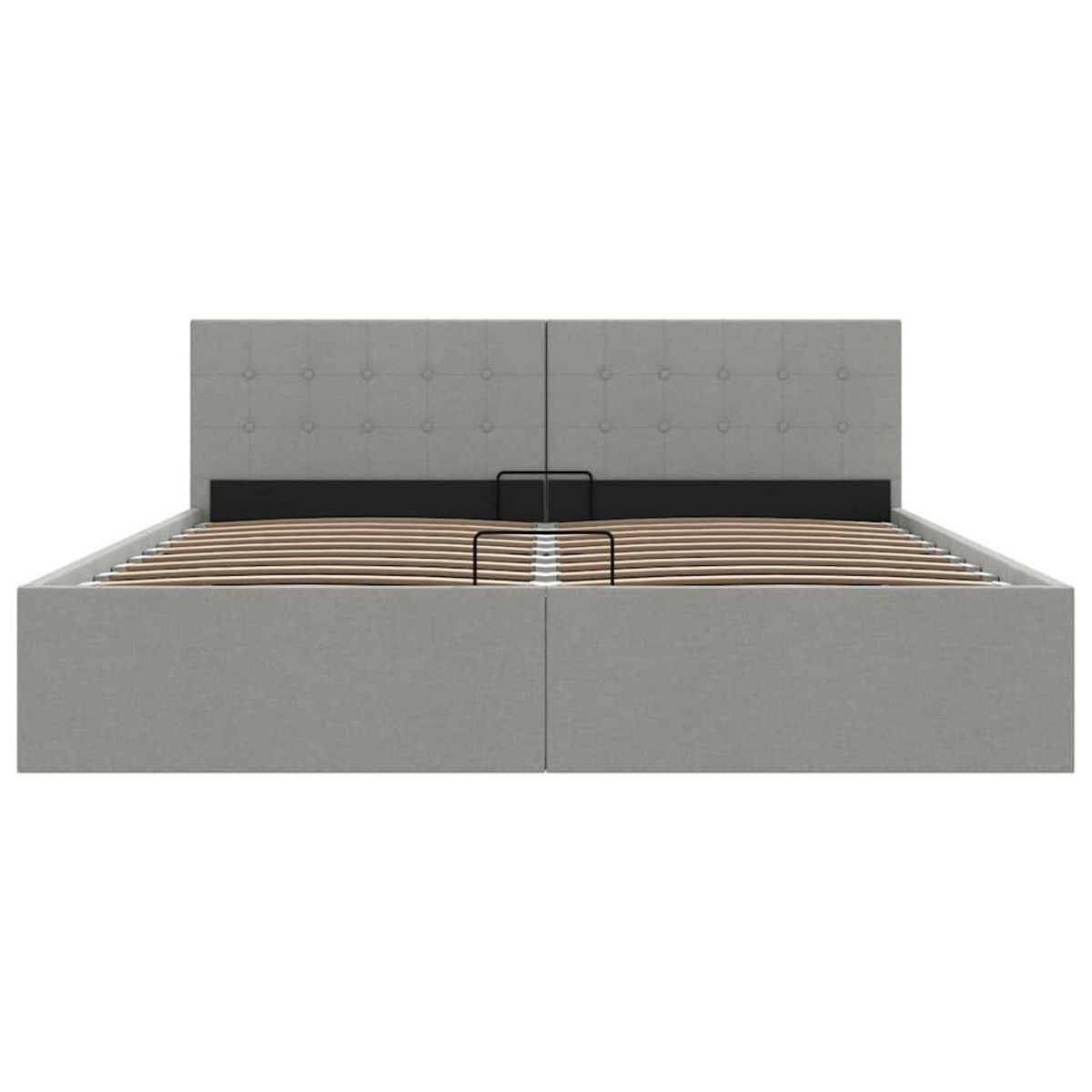 VIDAXL Cadre de lit a rangement hydraulique sans matelas 180x200 cm