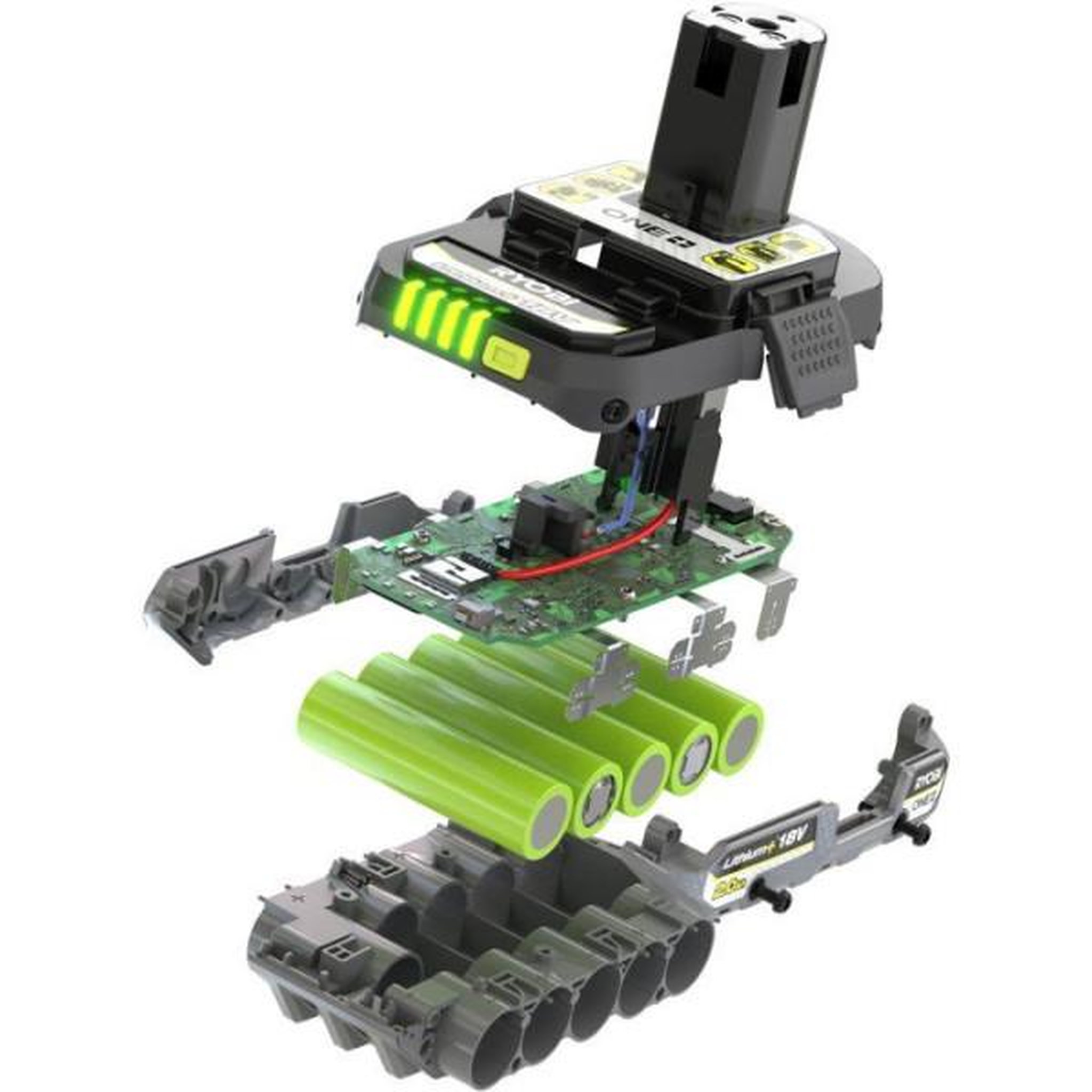 Voir la diapositive 3 : Ryobi Batterie Lithium+ - RYOBI - RB1820CG - 18V - Capacité 2,0Ah