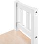 Voir la diapositive 4 : tectake Ensemble 1 table et 2 chaises, table d'activité en bois en bois de pin blanc