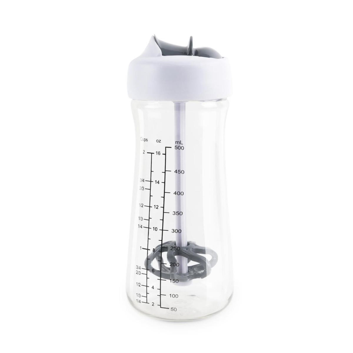 Paris Prix Shaker Bec Verseur  2 en 1  500ml Transparent