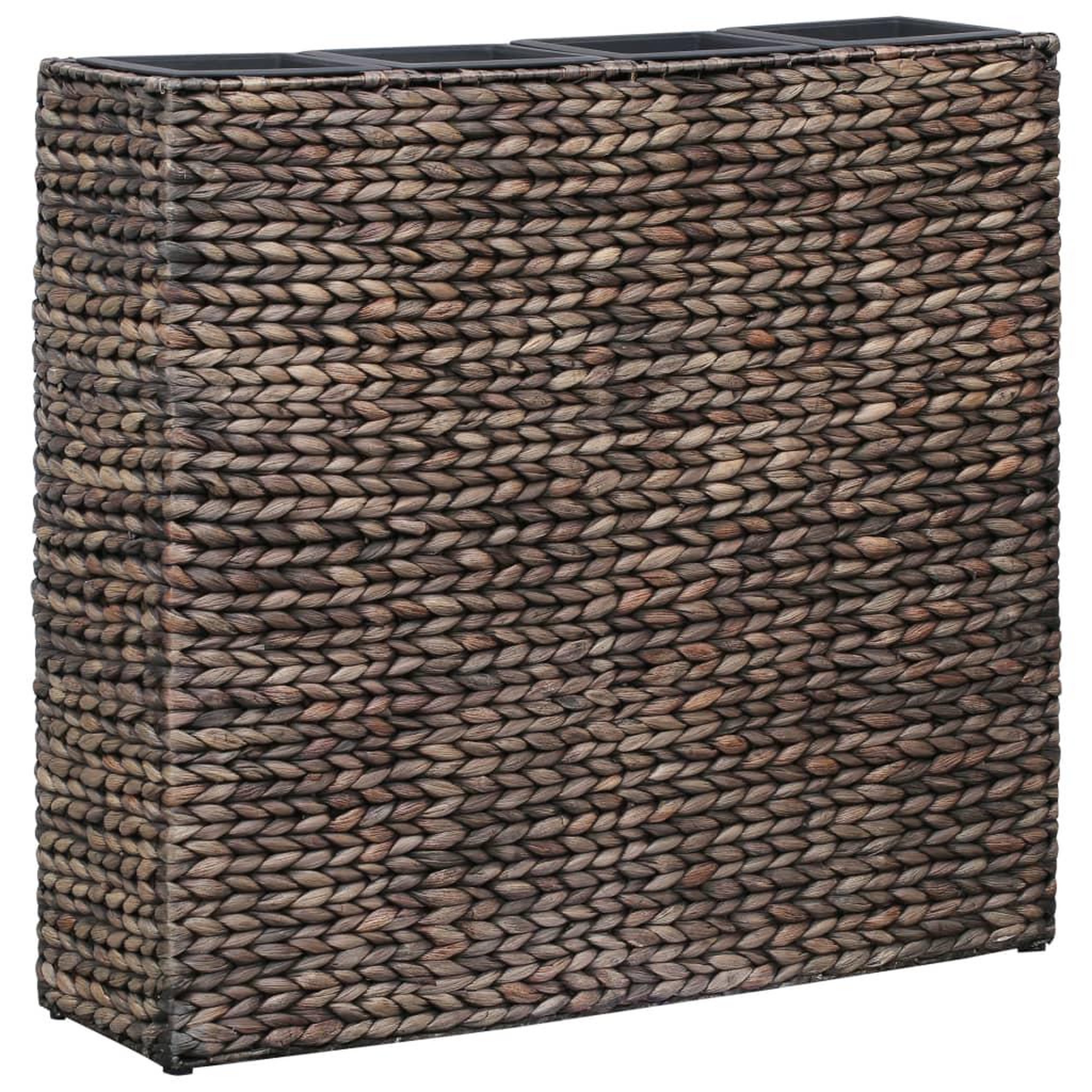 Voir la diapositive 1 : VIDAXL Lit sureleve avec 4 pots Jacinthe d'eau Marron