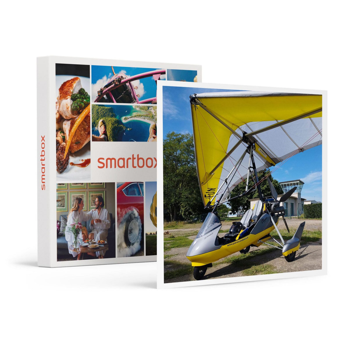 Smartbox Vol en ULM pendulaire de 55 min au-dessus des châteaux de l'Entre-deux-Mers - Coffret Cadeau Sport & Aventure