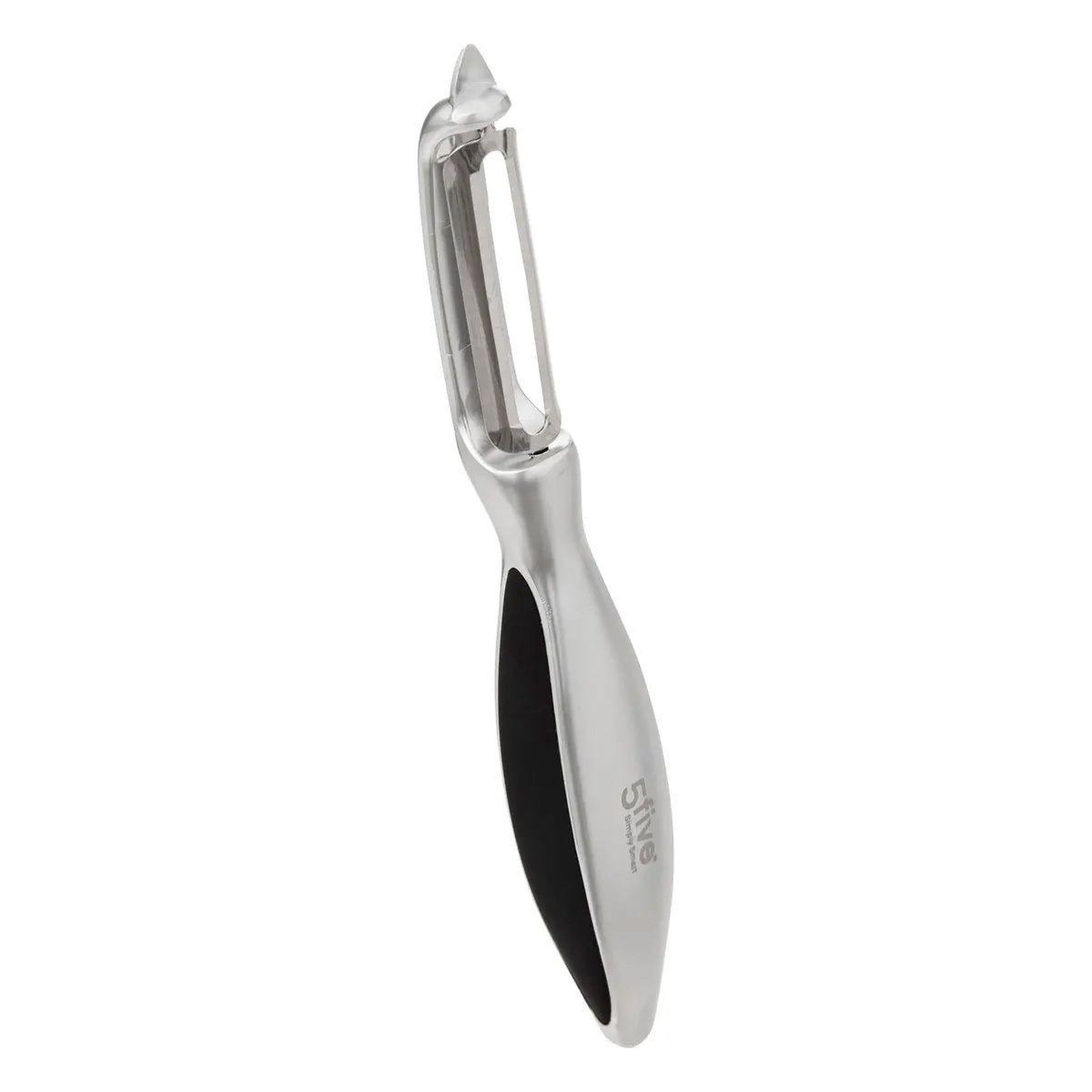 FIVE Éplucheur économe antidérapant  zinc  17cm argent