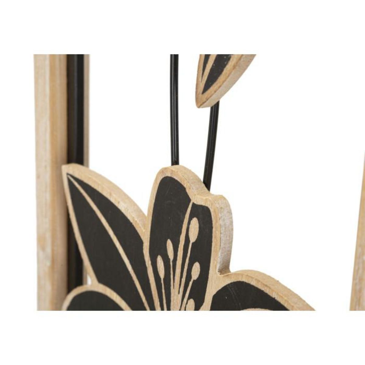 Paris Prix Décoration Murale Encadrée  Komans  60cm Naturel & Noir