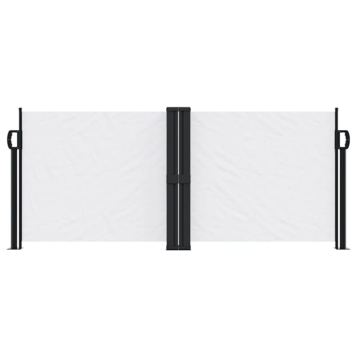 VIDAXL Auvent lateral retractable blanc 100x600 cm