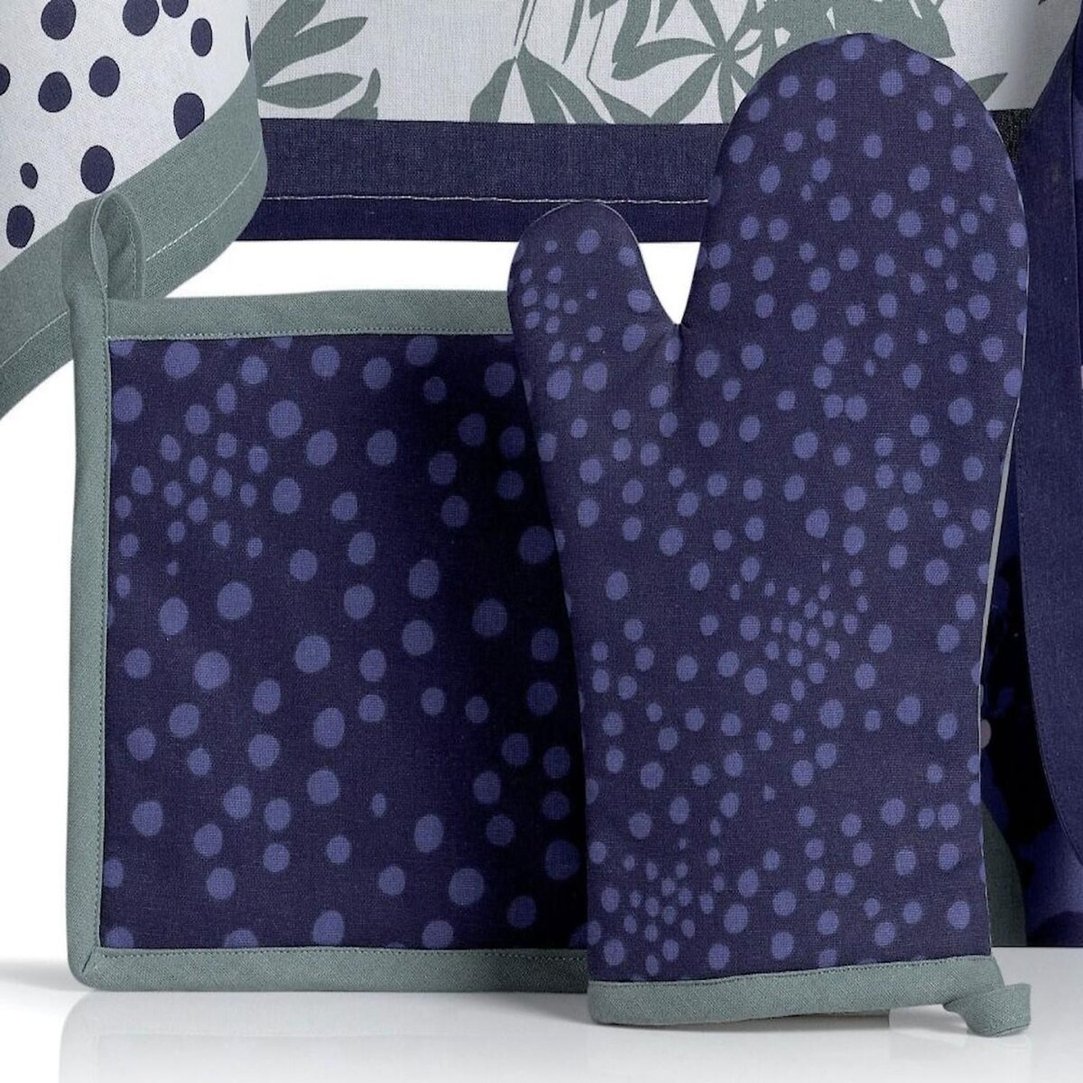 Les Ateliers du Linge Gant et manique imprimés