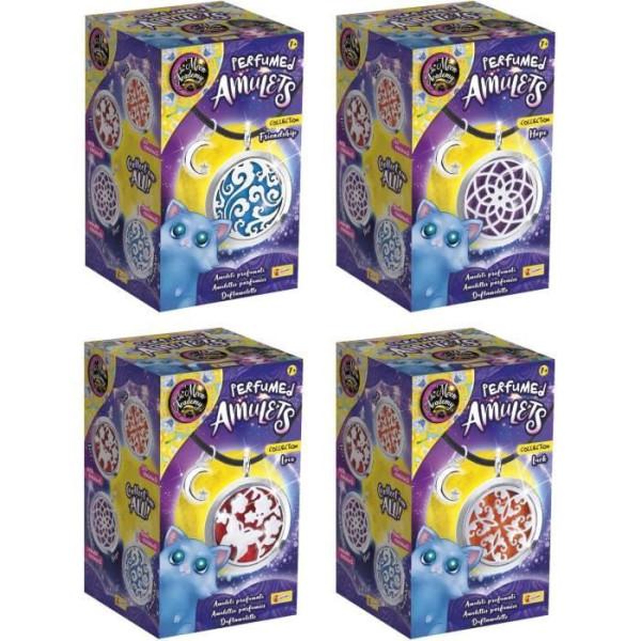 Voir la diapositive 2 : LISCIANI GIOCHI Amulettes parfumées - LISCIANI - The Moon Academy - Collection amulettes - Chance, amour, santé - Créations uniques