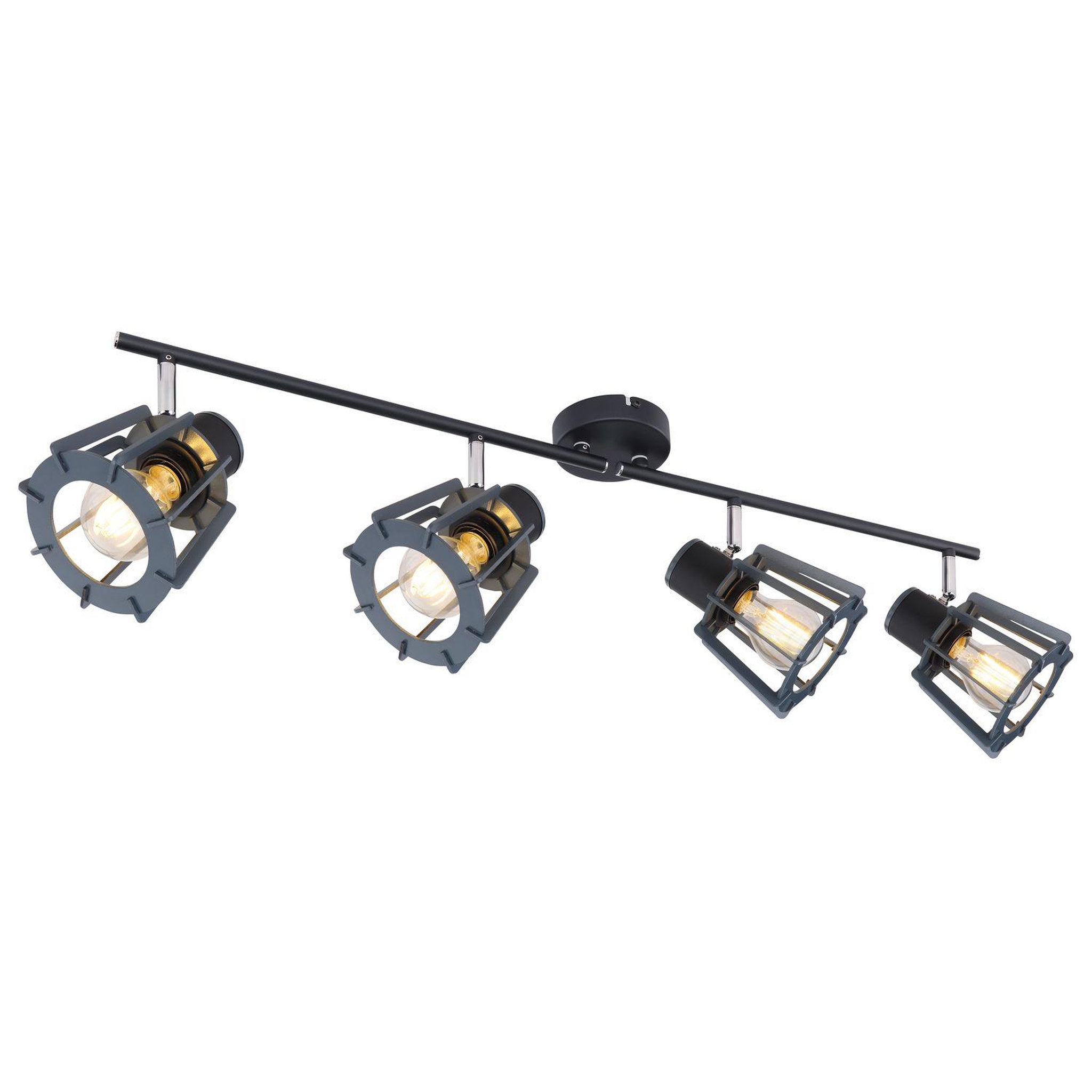 Voir la diapositive 1 : GLOBO Plafonnier spot design Blaha - 4 Ampoules