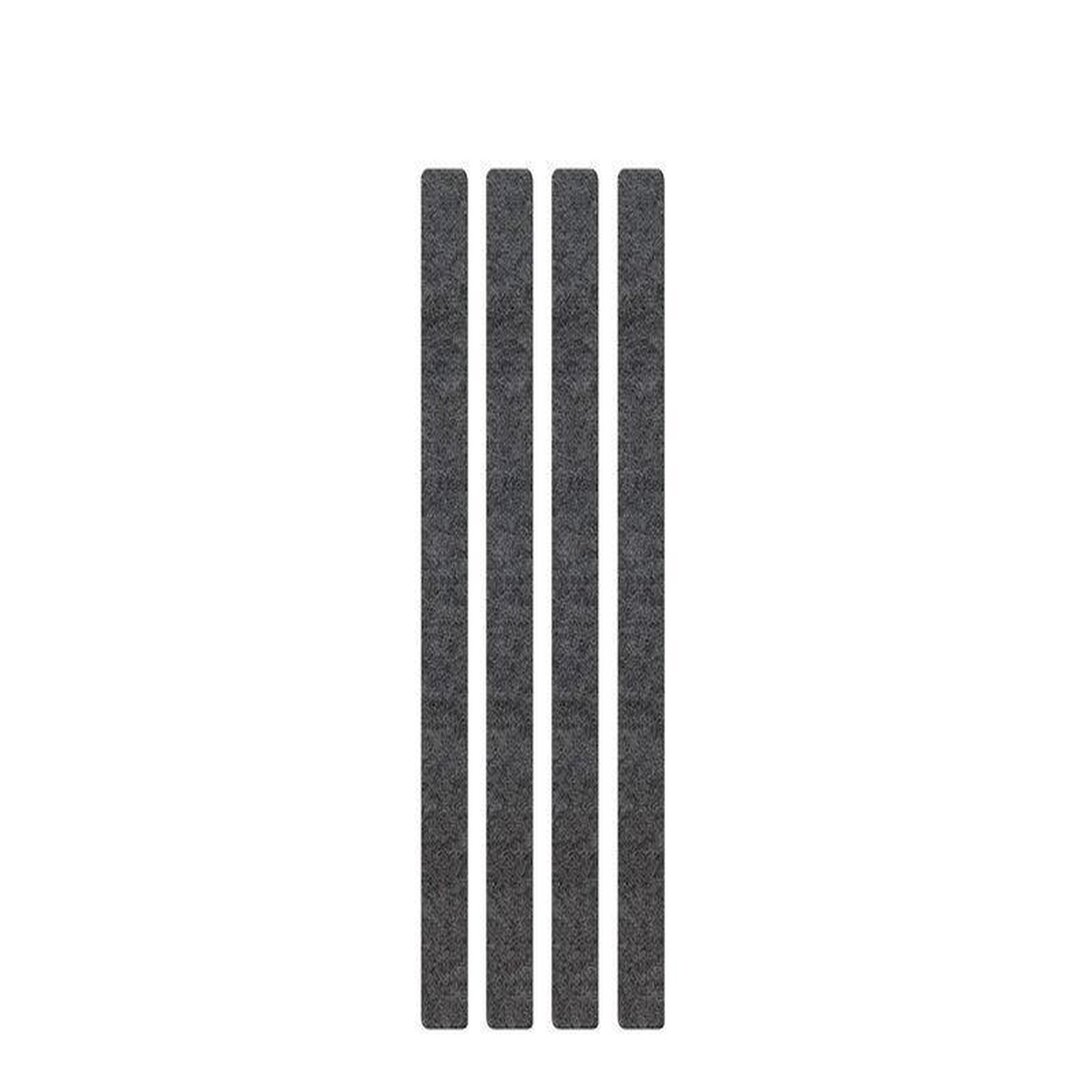 CENTRALE BRICO Lot de 4 patins feutre adhésif, SCOTCH, 208 x 15 mm, gris