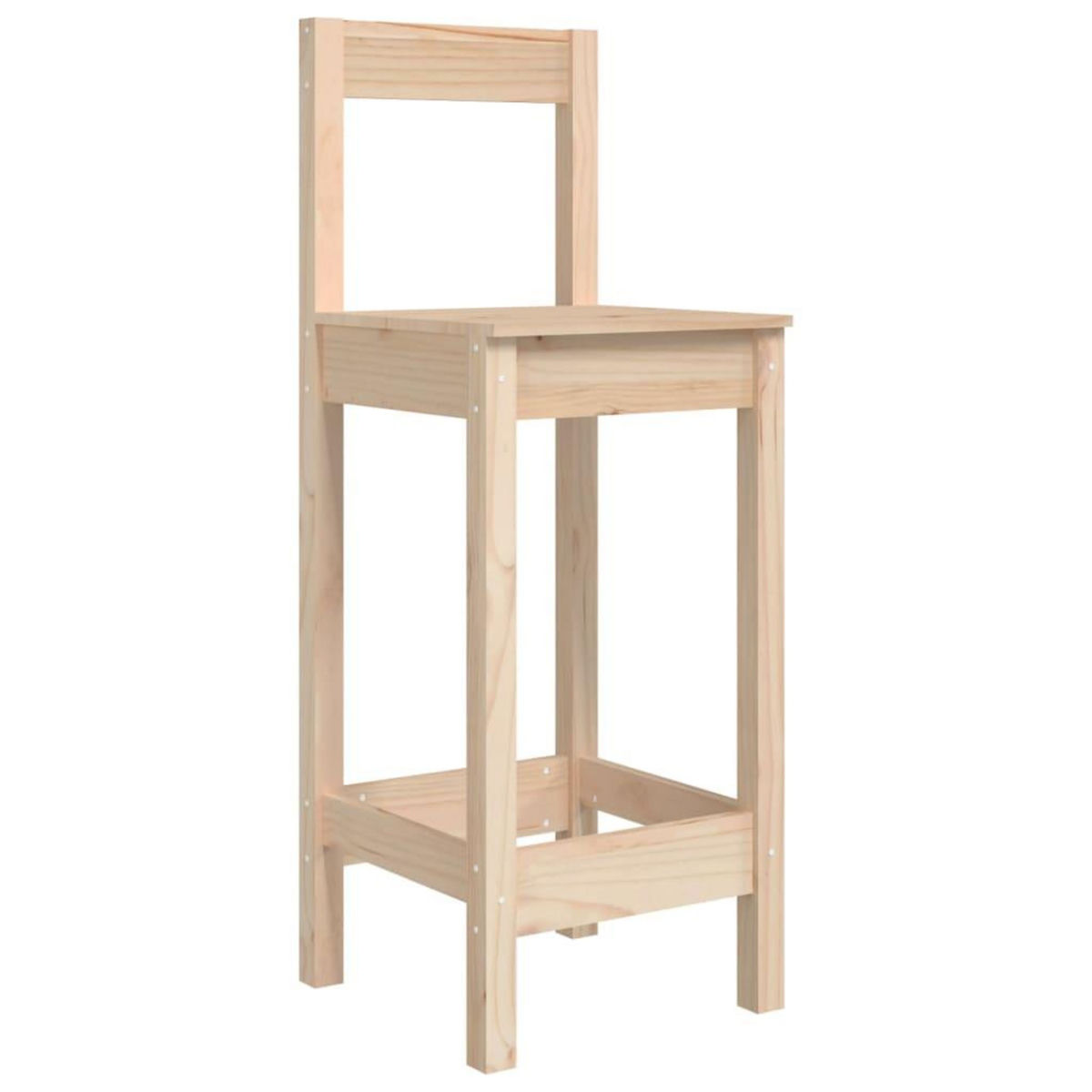 VIDAXL Chaises de bar lot de 2 40x41,5x112 cm bois de pin solide