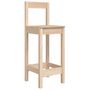 Voir la diapositive 3 : VIDAXL Chaises de bar lot de 2 40x41,5x112 cm bois de pin solide
