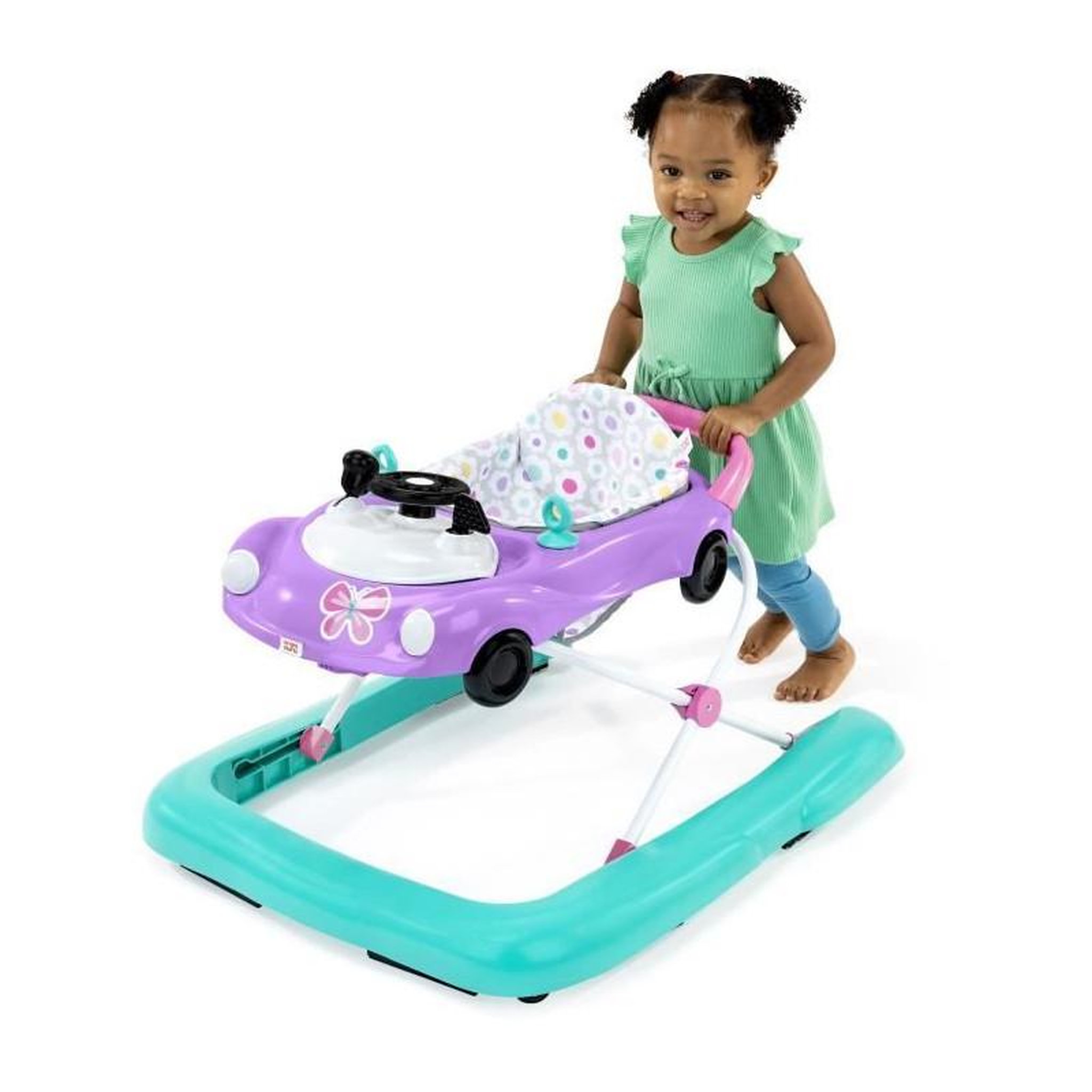 Voir la diapositive 3 : Bright Starts BRIGHT STARTS Trotteur 3 en 1, petit bolide, 3 modes de jeux évolutifs, violet