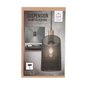 Paris Prix Lampe Suspension Design  Cylindre  24cm Gris