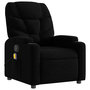 Voir la diapositive 4 : VIDAXL Fauteuil de massage inclinable Noir Tissu