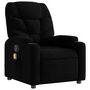 Voir la diapositive 4 : VIDAXL Fauteuil de massage inclinable Noir Tissu