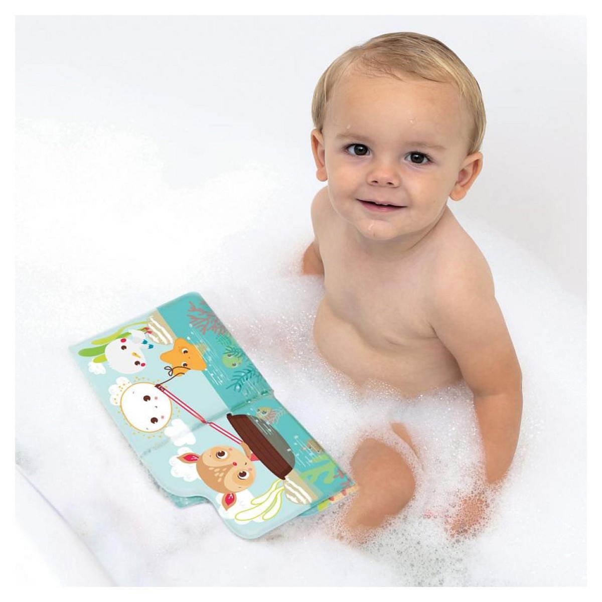 LUDI Livre de bain à colorier avec crayons