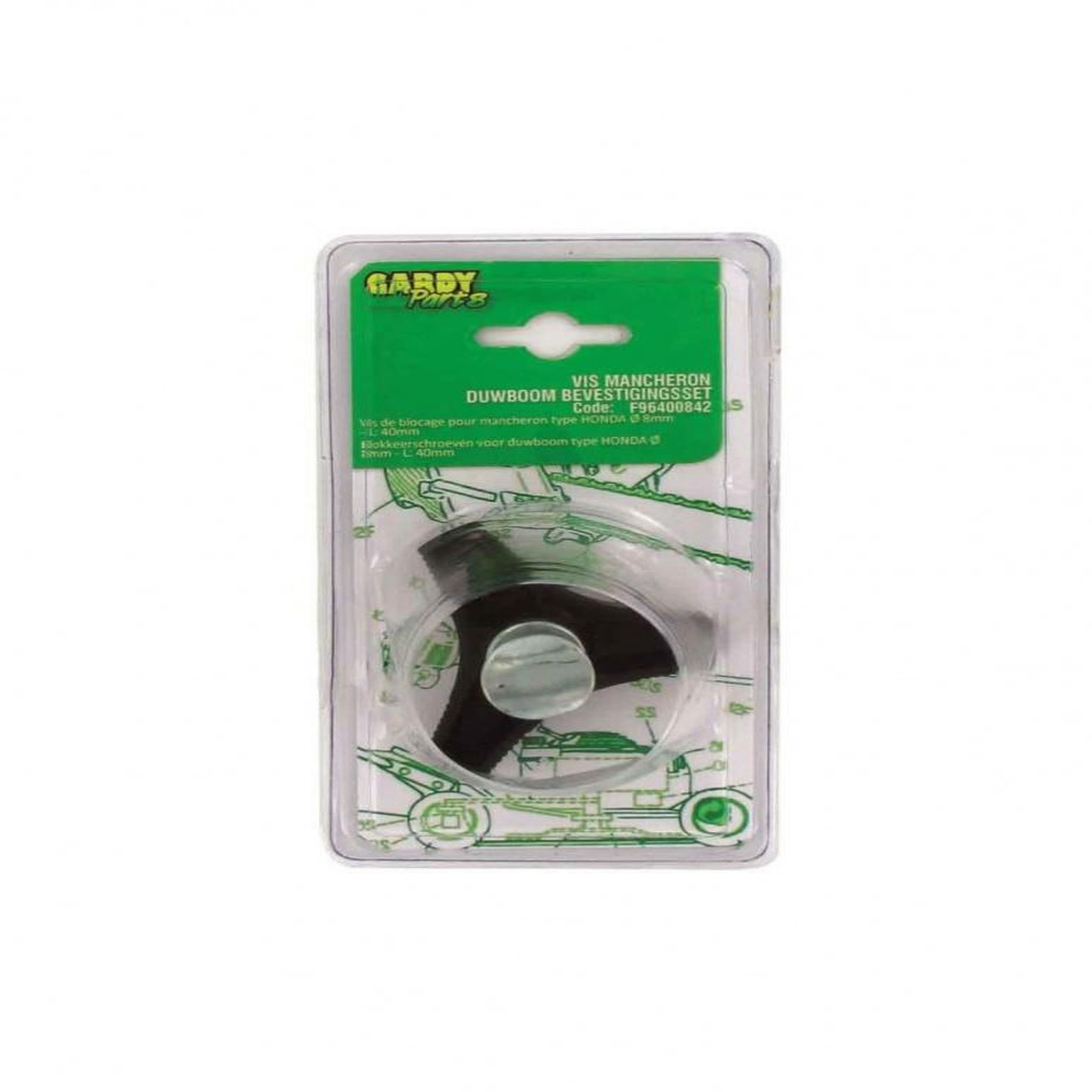 GENERIQUE 1 Vis Ailettes Pour Fixation Mancheron Tondeuse D 8 L 40