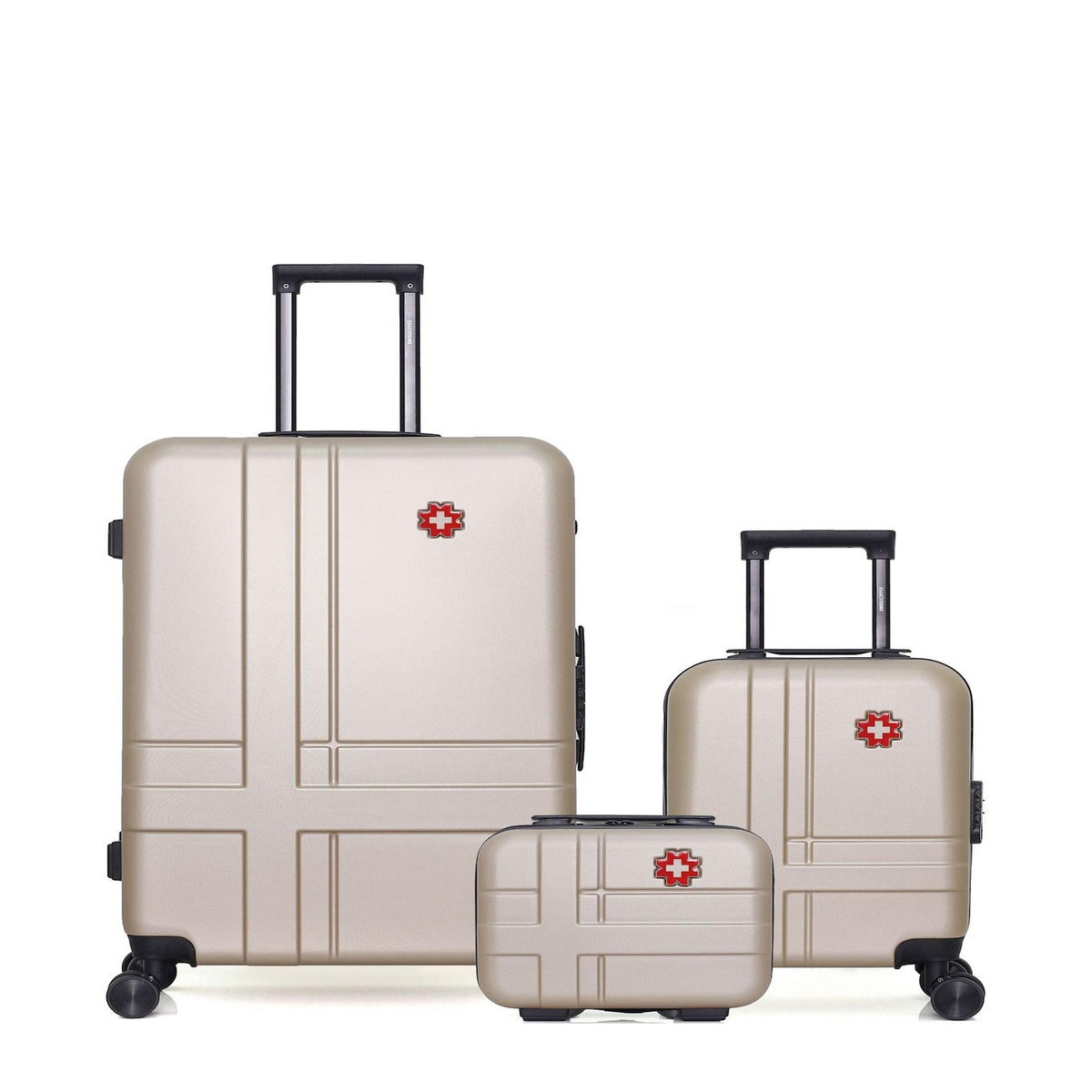 SWISS KOPPER SWISS KOPPER - LOT DE 3 - Valises grand format, cabine XXS et vanity USTER