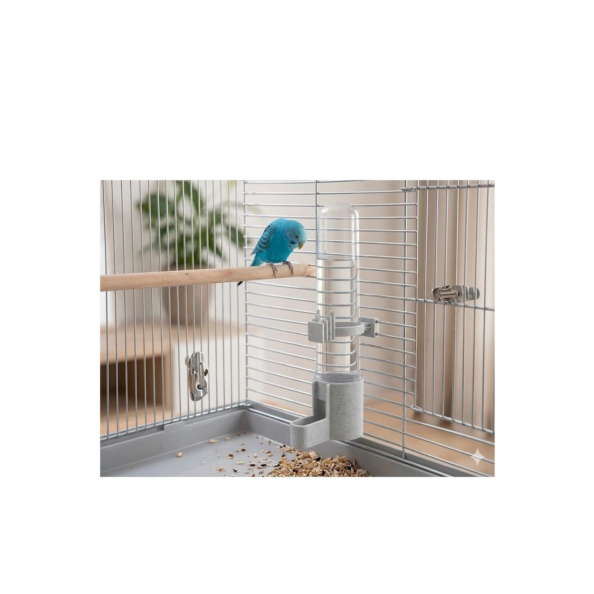 Voir la diapositive 2 : Eden Distributeur d'eau suspendu pour oiseaux abreuvoir 14,5 cm