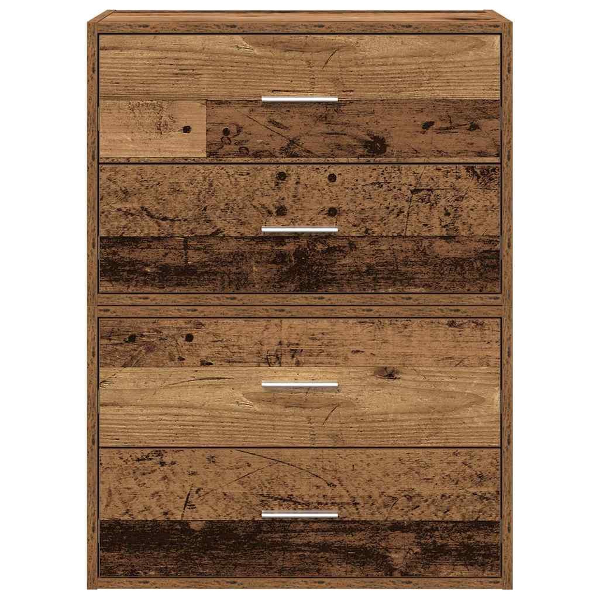 Voir la diapositive 4 : VIDAXL Armoires avec 2 tiroirs 2 pcs vieux bois bois d'ingenierie