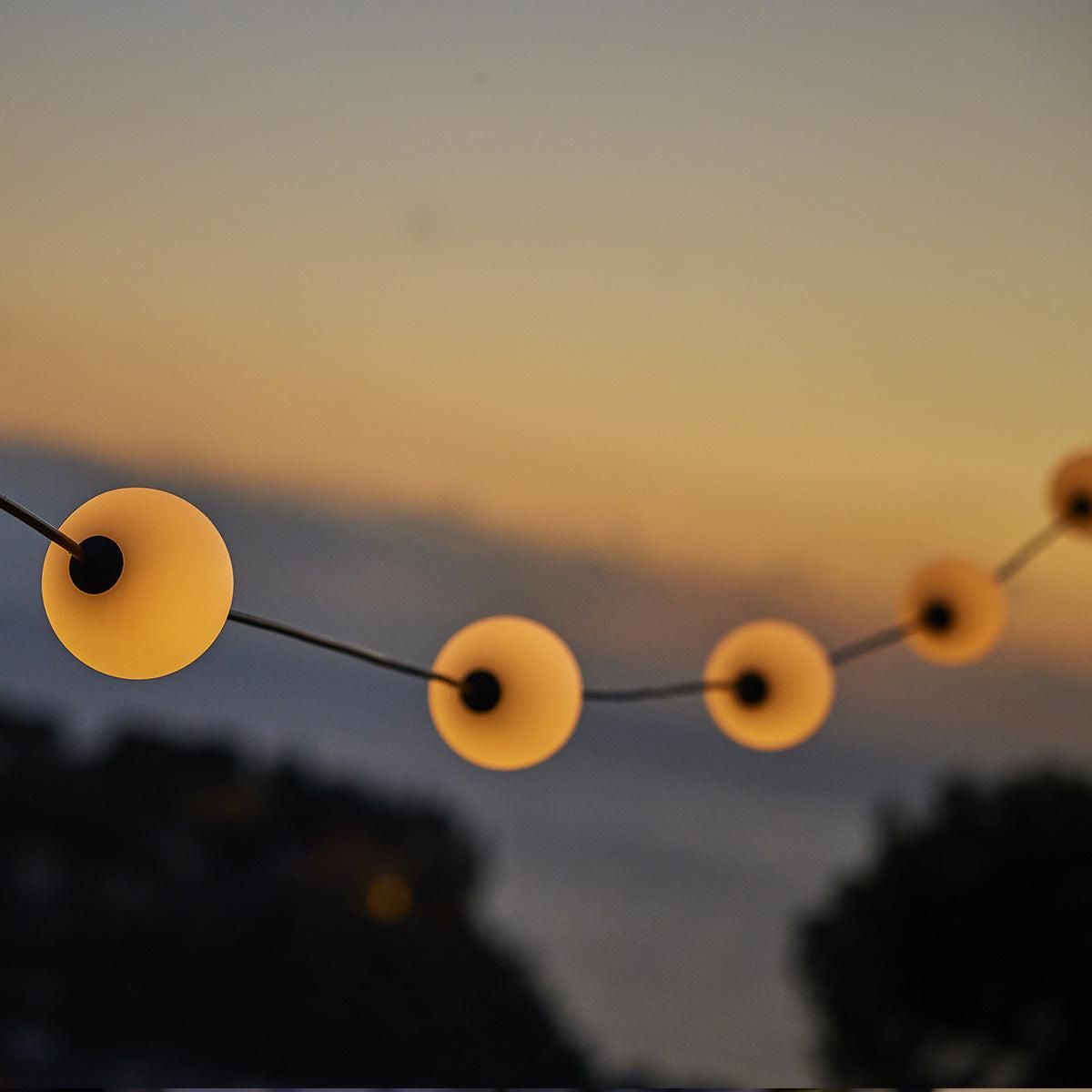 Lumisky Guirlande lumineuse d'extérieur BOLLY Blanc Plastique 5,5M