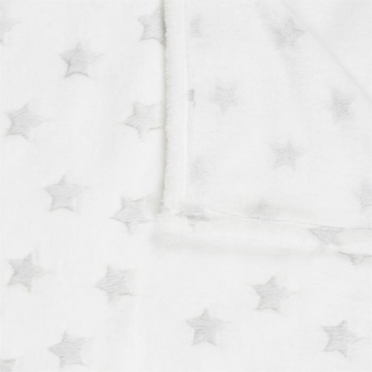Paris Prix Plaid Phosphorescent Enfant  Étoiles  120x150cm Blanc