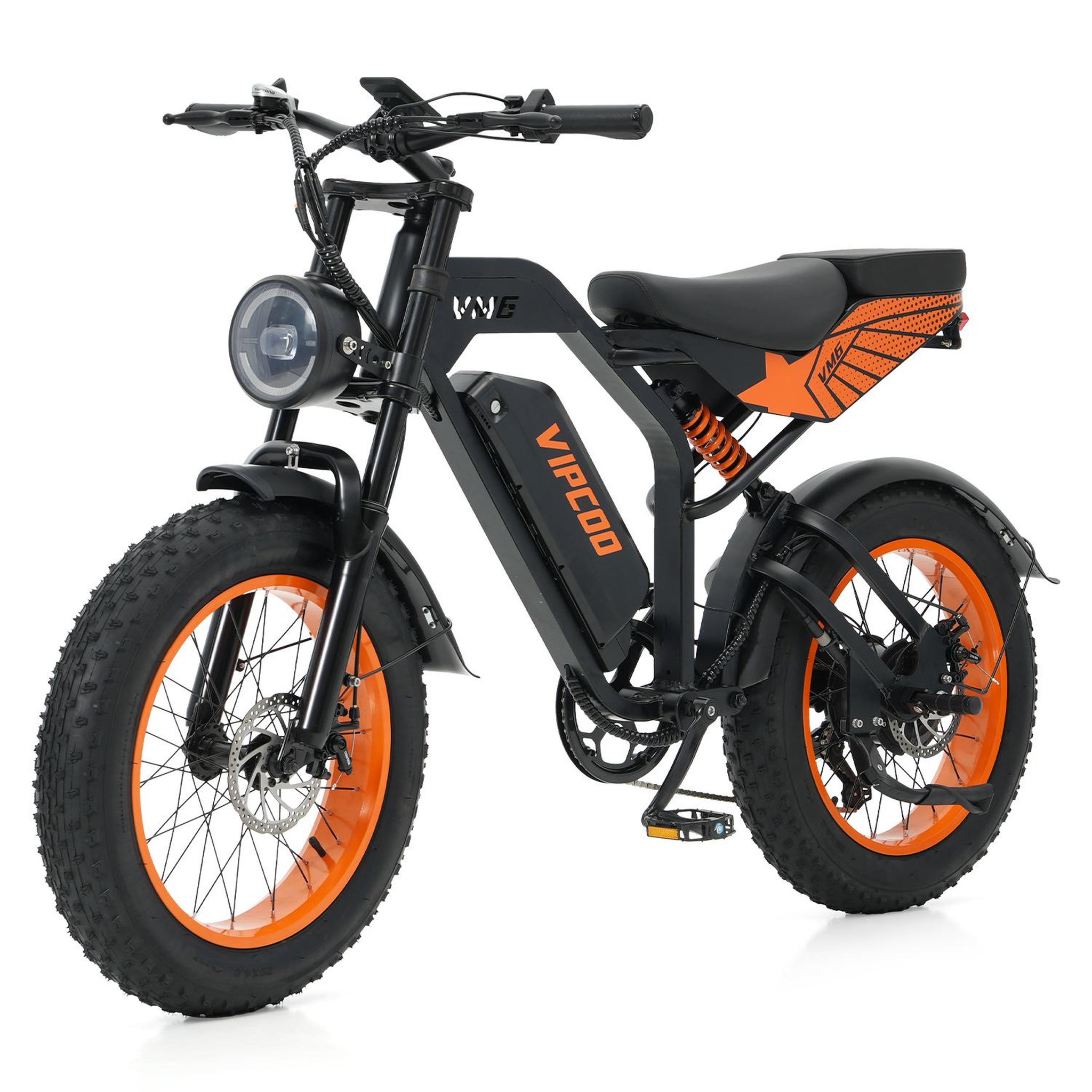 Voir la diapositive 2 : VIPCOO Vélo électrique VIPCOO VM6, batterie 48V 18,2Ah, Fatbike 20
