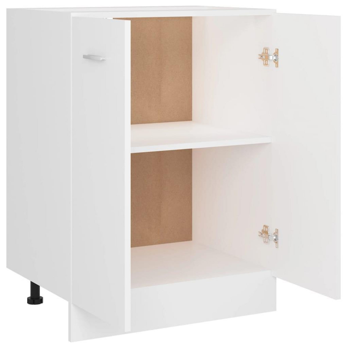 VIDAXL Armoire de plancher Blanc 60x46x81,5 cm Bois d'ingenierie