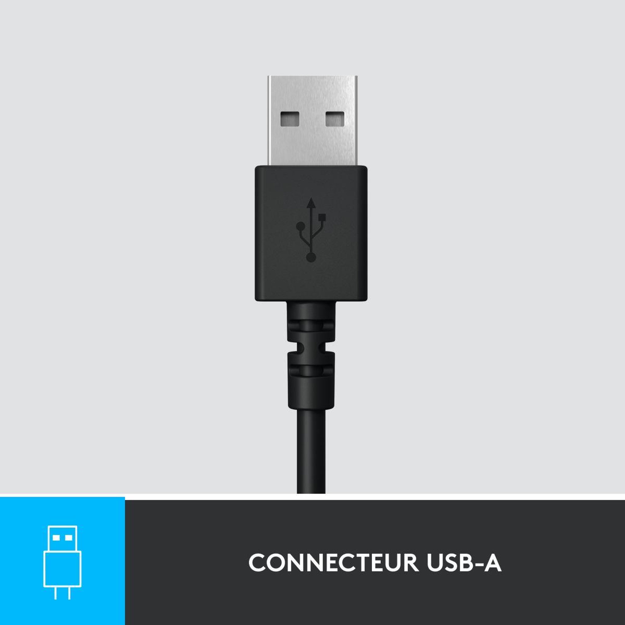 Voir la diapositive 5 : Logitech Micro-casque h390 usb stéréo