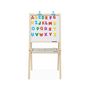 Voir la diapositive 5 : SWEEEK Tableau double face en bois pour enfant. craie et tableau blanc avec accessoires fournis