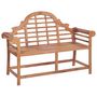 Voir la diapositive 1 : VIDAXL Banc de jardin 127x58,5x92,5 cm Bois massif de teck