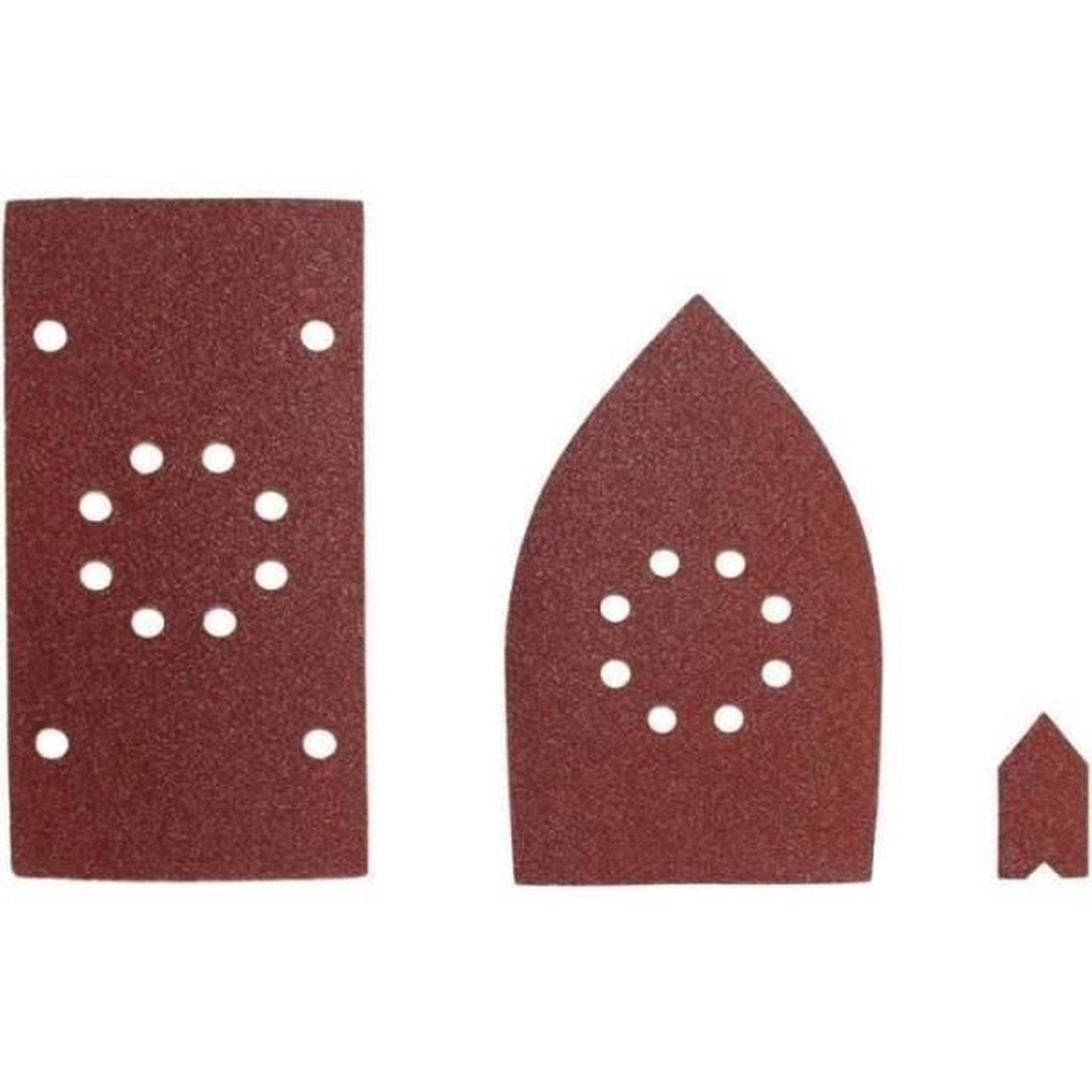 Ryobi RYOBI - Assortiment 30 abrasifs pour ponceuses EMS180RV / RMS180 / RMS170 (10 x 1/3 feuille + 10 triangles + 10 doigts) - SMS30A