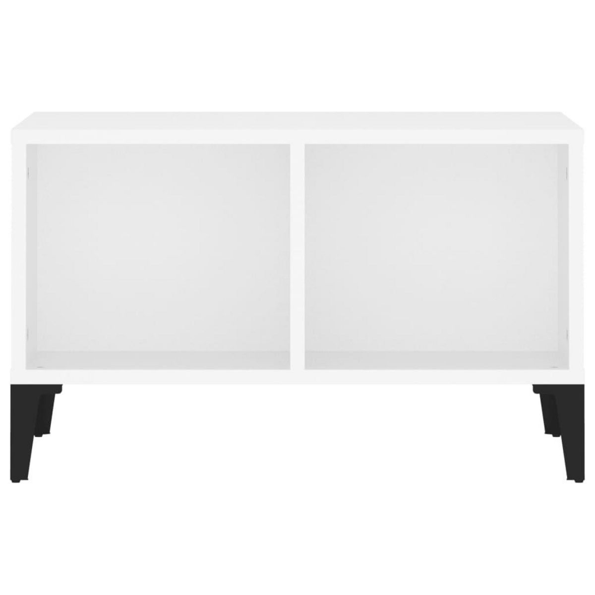 VIDAXL Table basse Blanc 60x50x36,5 cm Bois d'ingenierie