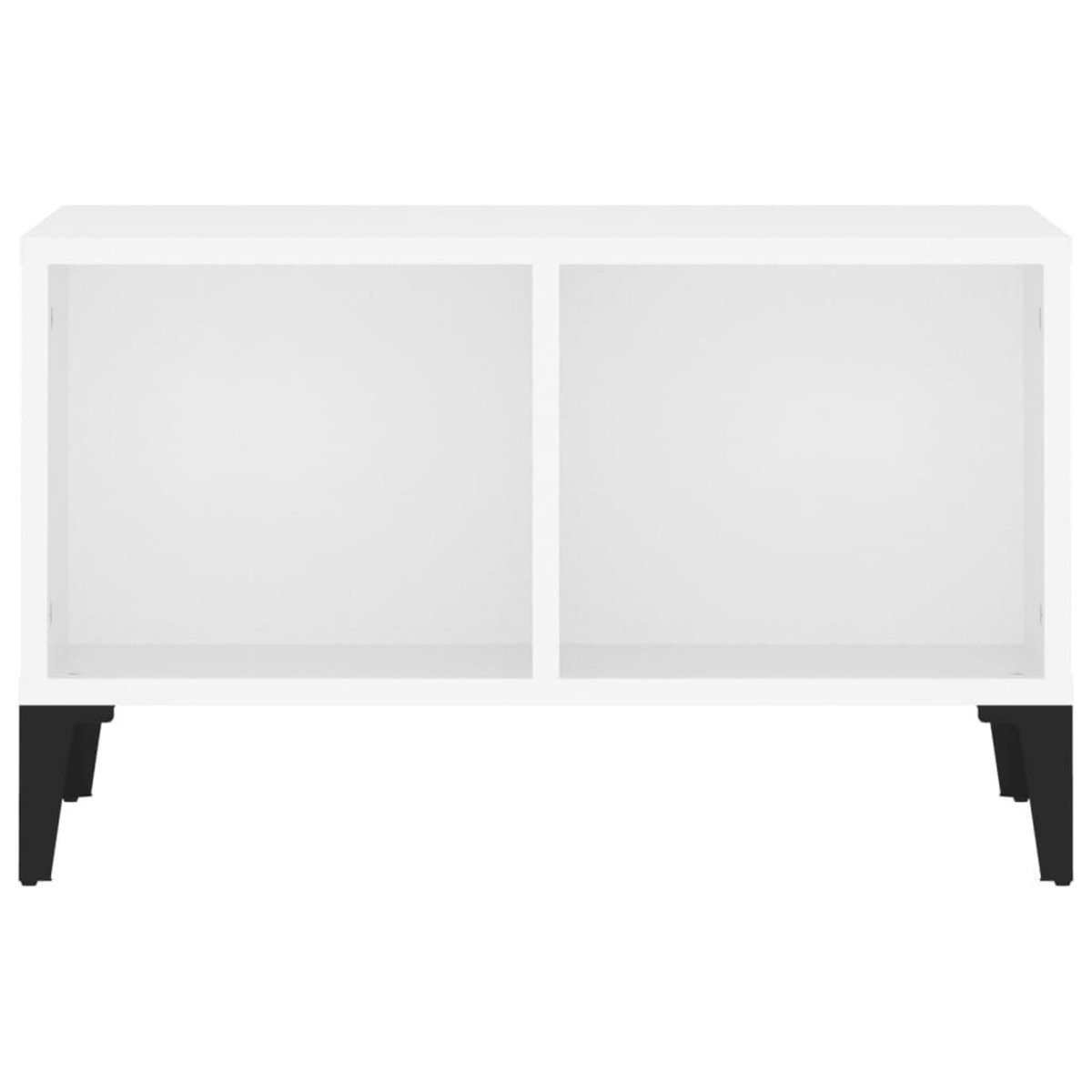 VIDAXL Table basse Blanc 60x50x36,5 cm Bois d'ingenierie