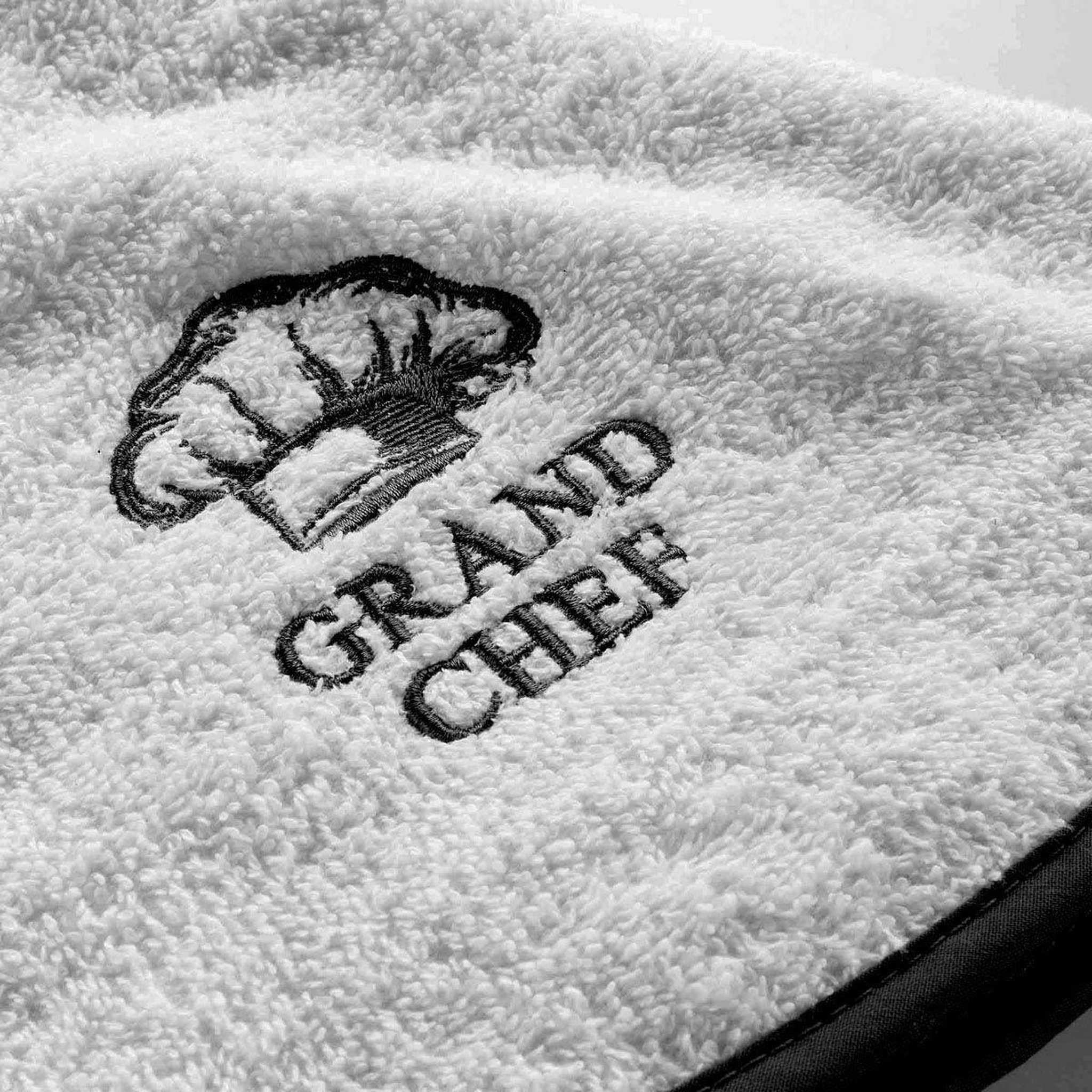 Voir la diapositive 2 : Douceur d'Intérieur Essuie-main en éponge  grand chef  60cm blanc