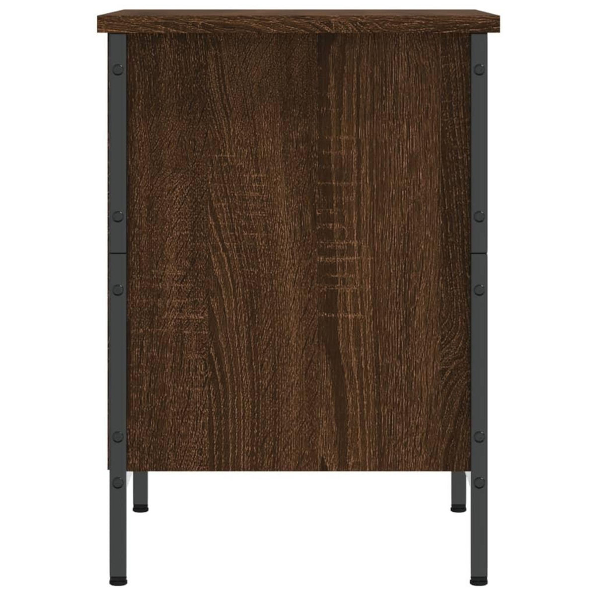 VIDAXL Armoire a chaussures chene marron 38x35x50 cm bois d'ingenierie