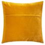 Voir la diapositive 6 : ATMOSPHERA Coussin Déco en Velours  Dolce  40x40cm Ocre