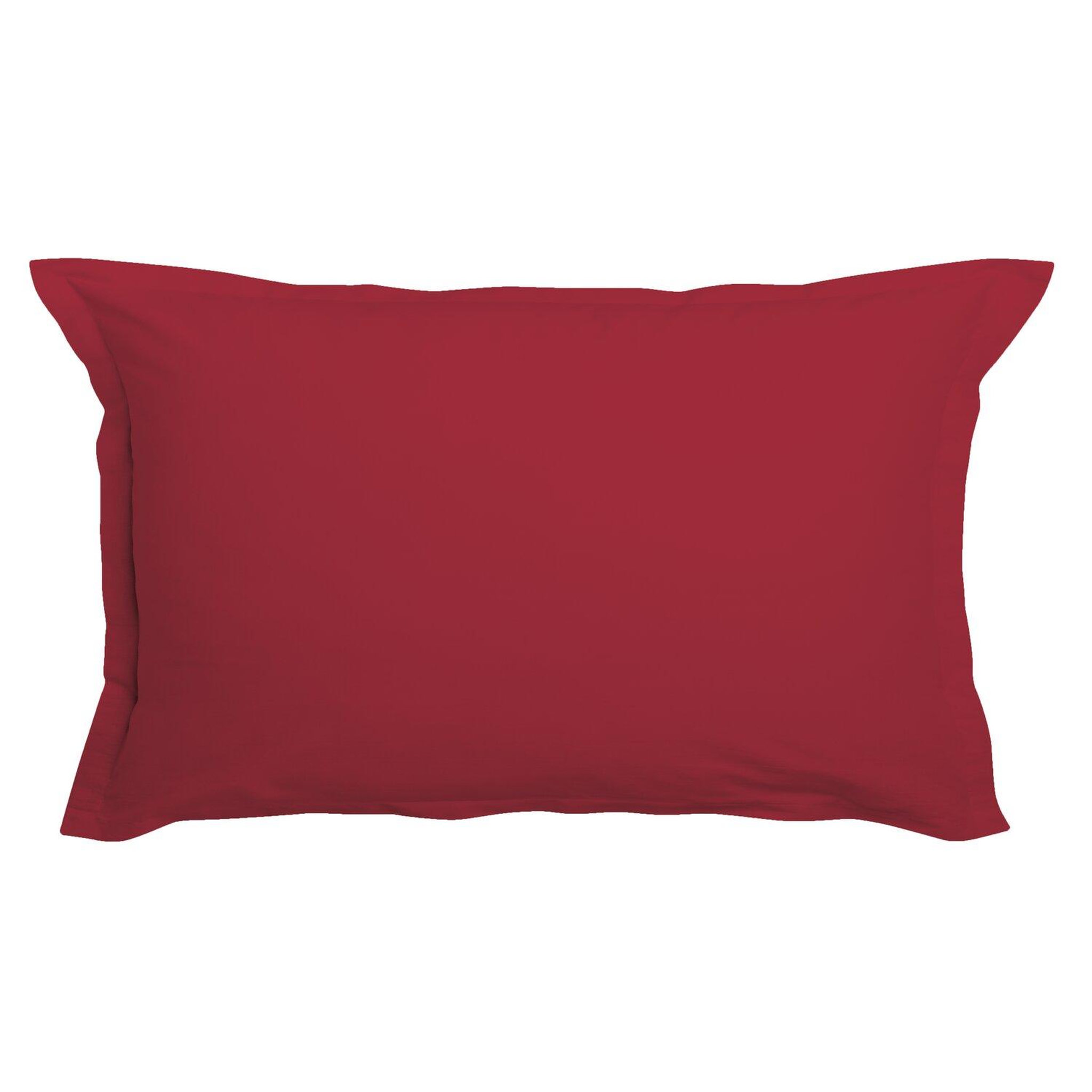 Voir la diapositive 2 : Home collection Paire de taies d'oreiller 100% coton 57fils