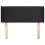 Voir la diapositive 3 : VIDAXL Tete de lit avec oreilles Noir 103x16x78/88 cm Similicuir