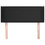 Voir la diapositive 3 : VIDAXL Tete de lit avec oreilles Noir 103x16x78/88 cm Similicuir