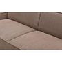 Voir la diapositive 5 : Paris Prix Canapé Convertible 3 Places Velours  Dudley  230cm Taupe