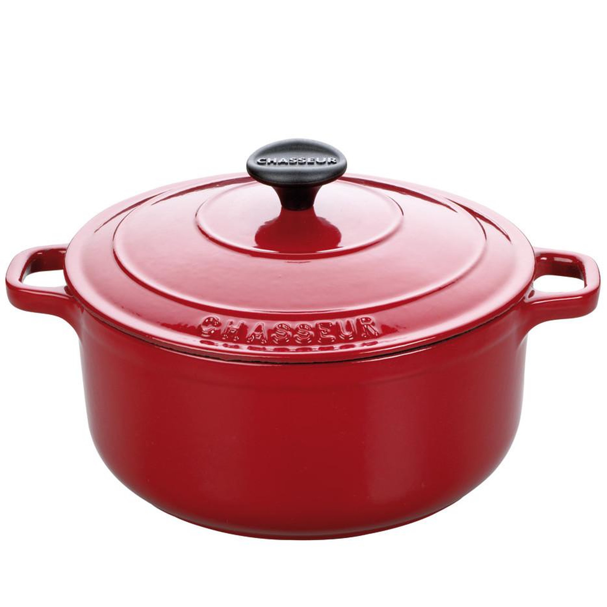 Chasseur Cocotte ronde en fonte émaillée 24cm rubis sublime - PUC472458