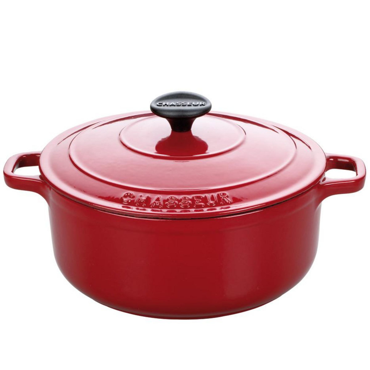 Chasseur Cocotte ronde en fonte émaillée 24cm rubis sublime - puc472458
